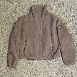 Vuori Taupe Fleece Jacket